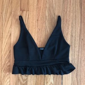 Black Crop Top